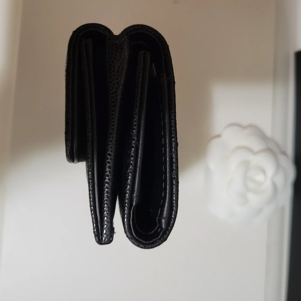 Chanel Trifold Compact Caviar Wallet